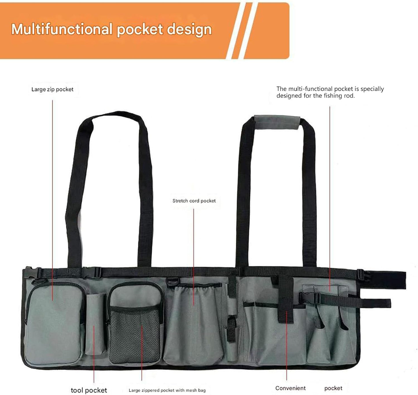  Porte-outils Multifonctions Avec Bords Supérieurs Renforcés - Pliable Jusqu'à 7,6 Cm D'épaisseur Pour Une Gestion Efficace - Sac De Rangement Pliable Pour Garage, Artisanat