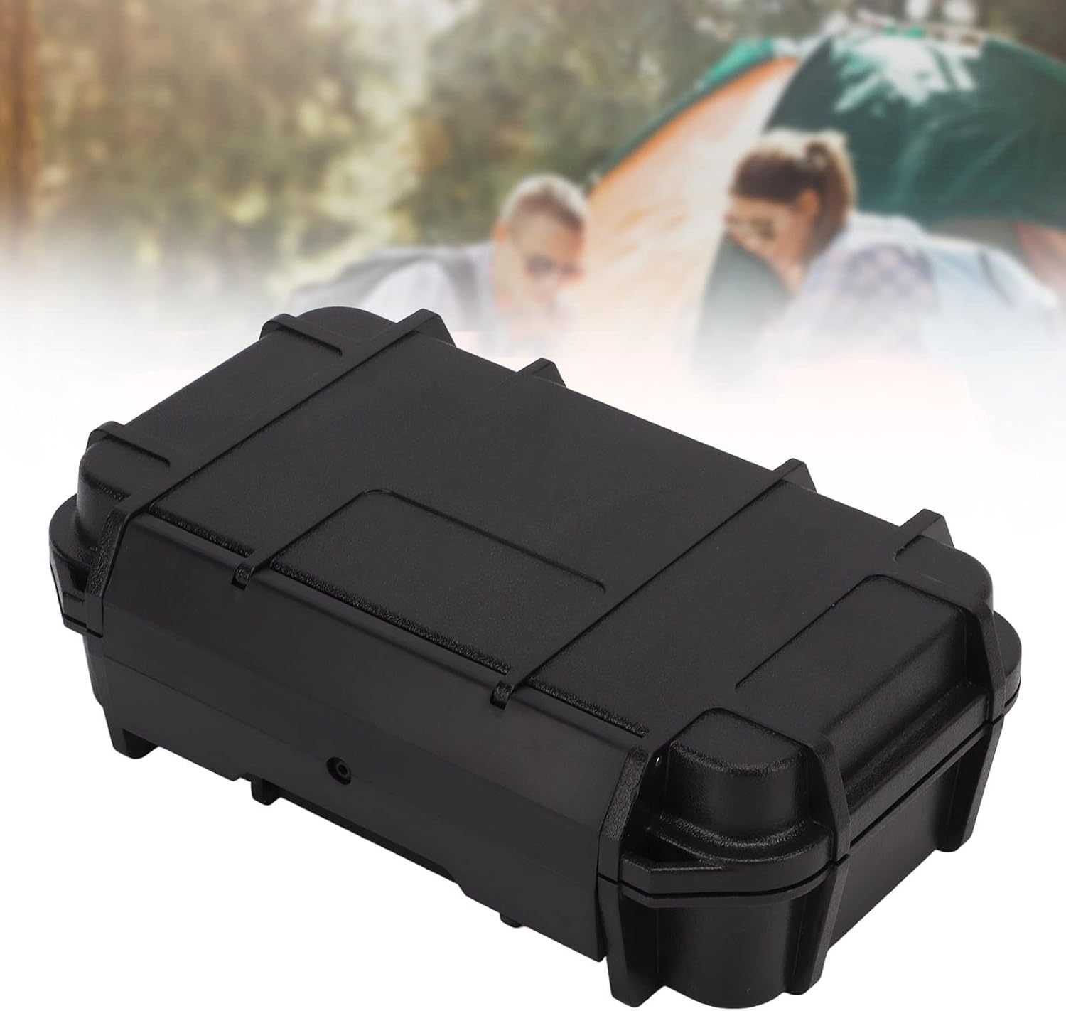 Boîte à Outils Portable étanche Avec Mousse Résistante Aux Chocs, Boîte à Outils De Rangement En Plastique ABS Pour Caméra Extérieure (couleur Noire)