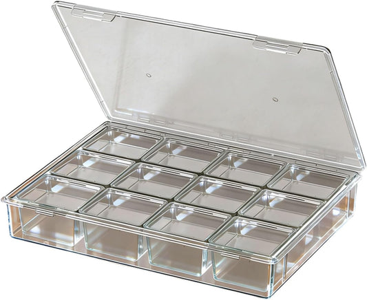  Boîte Utilitaire Extra Large Transparente Pour Atelier, Garage Ou Usage Domestique. Caractéristiques : Matériaux PP Robustes Et Fermeture Sécurisée. Organisateurs De Pièces Transparentes