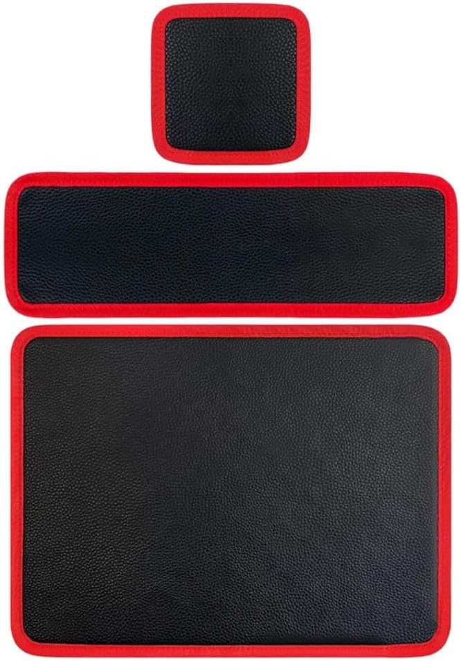  Ensemble De Porte-outils Magnétique Pour Réparation De Voiture, Tapis De Rangement Rouge Et Noir Avec Support à Vis Sécurisé, Plateau Polyvalent Pour Les Mécaniciens Et Les Bricoleurs Pour Garder