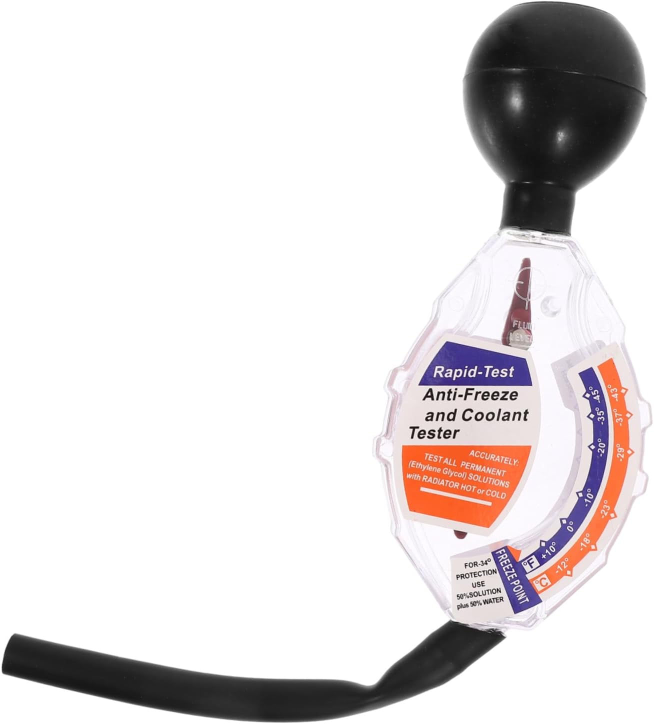  Ciieeo 5 Pièces Testeur De Batterie Radiateur Auto Refroidissement Outil D'antigel Voiture Testeur D'antigel à Cadran Hydromètre Densité Tester Le Densitomètre Antigel Plastique