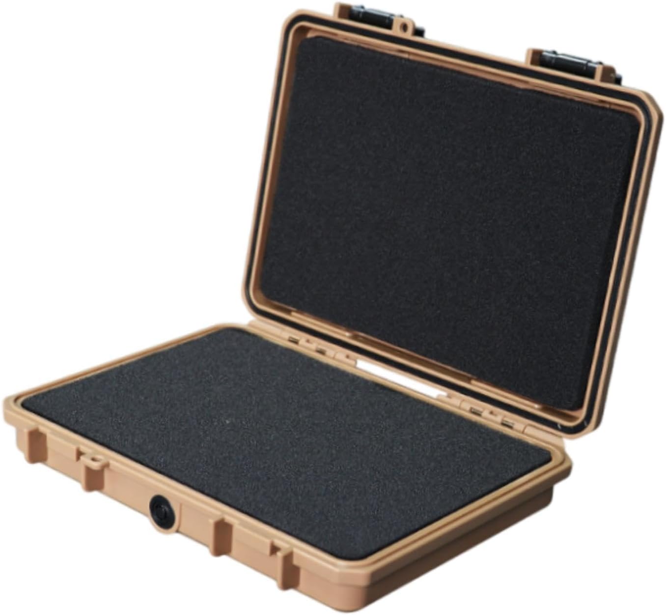  Boîte De Rangement étanche Et Robuste, Organiseur D'équipement, Conteneur De Transport Rigide, Boîte à Outils Multifonctionnelle Avec Insert, Kaki