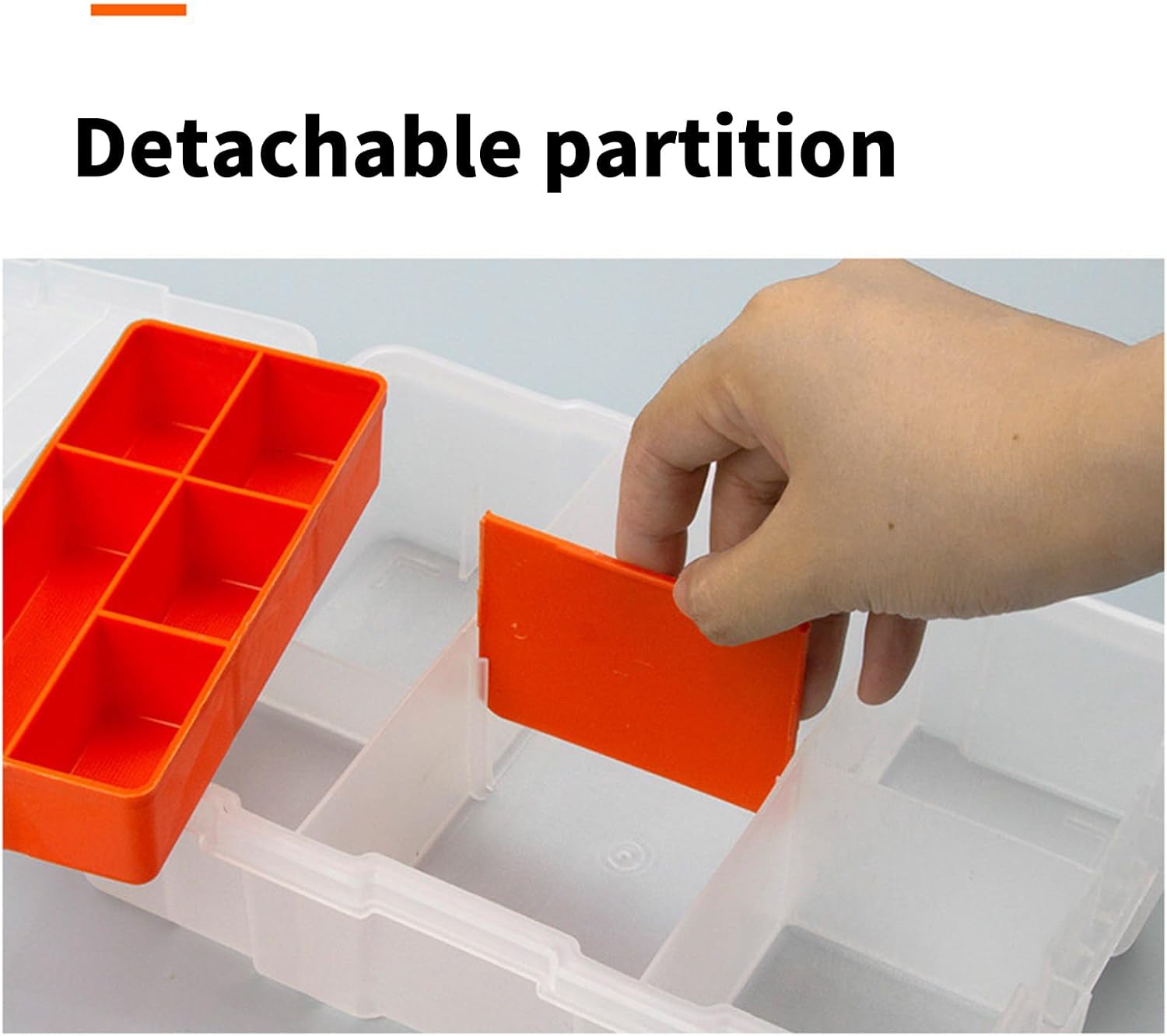  Organisateurs De Matériel Pour Petites Pièces Avec Séparateurs Amovibles - Boîte à Outils Pour Boulons, Vis, Clous, Petites Pièces, Boîte à Outils
