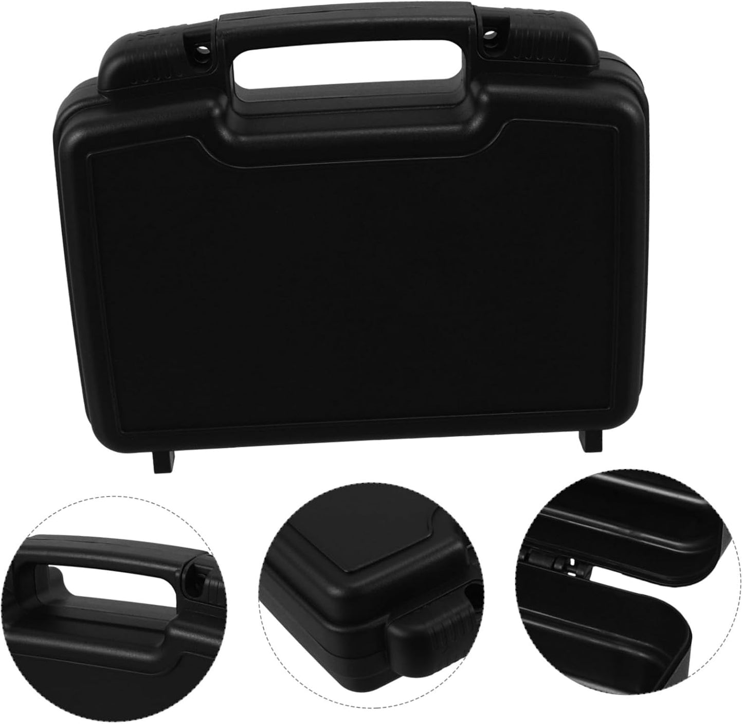  Housoutil Boîte à Outils Multifonctions Pour Rangement D’Outillage, Valise Cabine En Plastique PP, Légère Et Coins Renforcés, Portable
