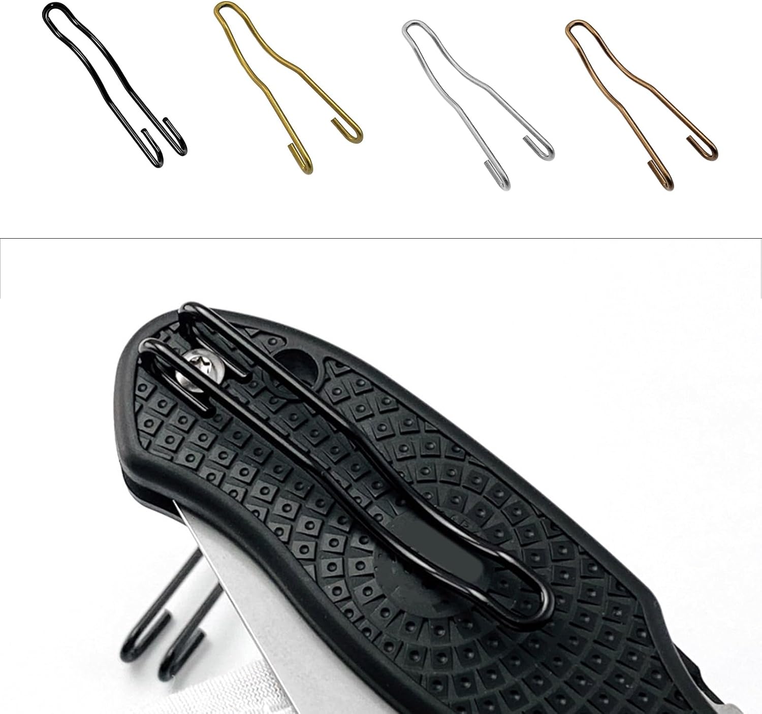  Outil De Transport Polyvalent En Profondeur Pour Couteaux, Fil Inoxydable, Clip De Poche, Support De Couteaux De Poche Pour Porte-outils De Remplacement