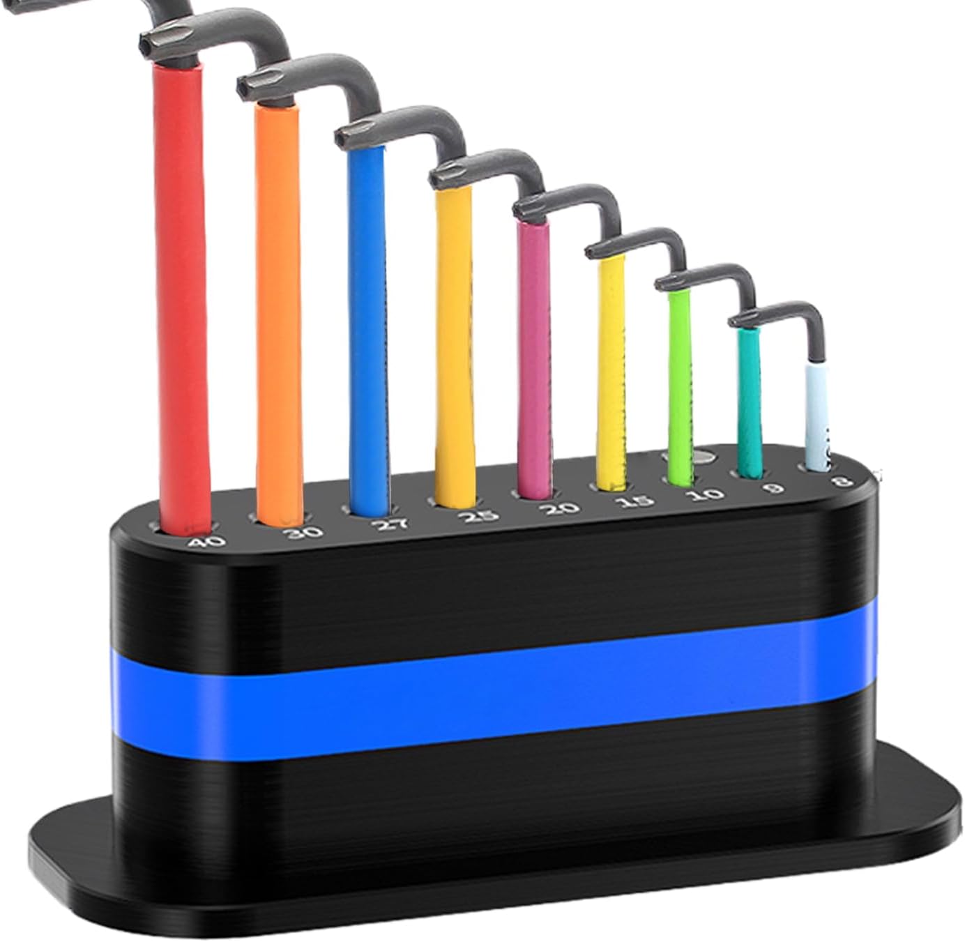  Générique Porte-Clés Allen - Support Pour Clés En L | Porte-Clés à Libération Rapide Antidérapant Pour Garage Atelier Chariot à Outils Bureau