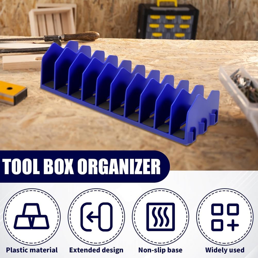  Organisateur De Boîte à Outils, 10 Compartiments Pour Pinces Et Étagères Pour Coupe-