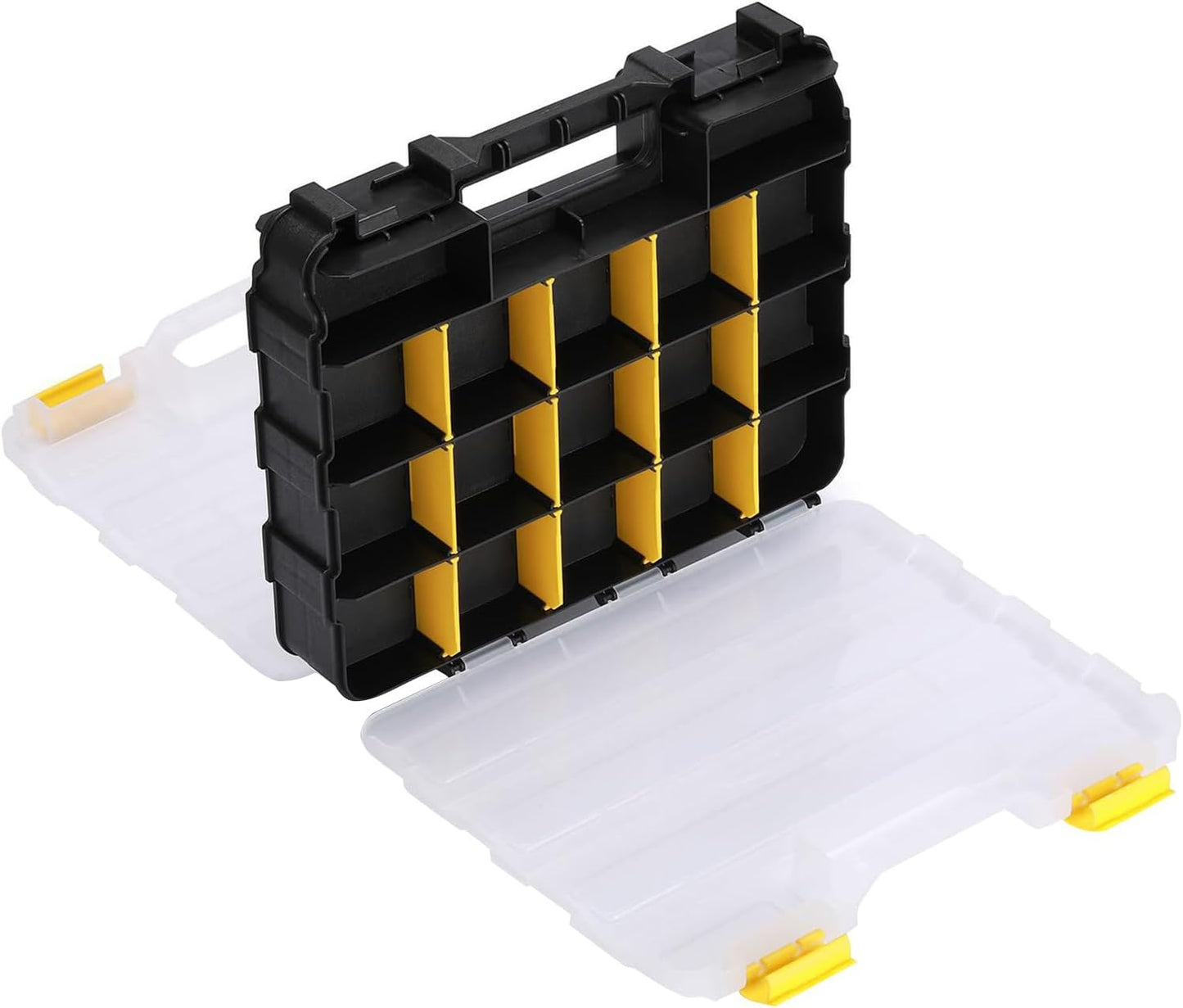 GENERIC Boîte De Rangement Pour Vis – 34 Compartiments Double Face | Boîte à Outils Pour écrous, Boulons, Clous, Bijoux, Articles De Pêche, électroniques, Garage, Atelier, Bureau, Maison