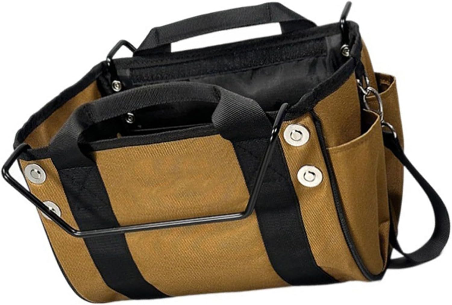 Sac De Transport Industriel Robuste 1200D Avec Intérieur Imperméable Et Porte-marteau à Accès Rapide, Sac à Outils Résistant Aux Intempéries Pour Entrepreneurs