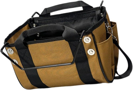  Sac De Transport Industriel Robuste 1200D Avec Intérieur Imperméable Et Porte-marteau à Accès Rapide, Sac à Outils Résistant Aux Intempéries Pour Entrepreneurs