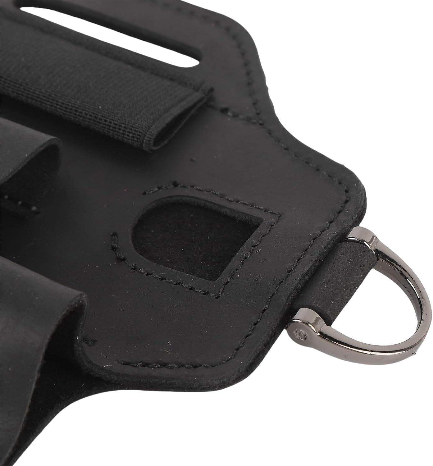  Alomejor Sac à Outils De Ceinture En Cuir, Portable, Multifonctionnel, Pour Projets De Réparation D'aventures En Plein Air, Avec Espace Sûr Pour Outils, Lampes De Poche électriques, (noir)