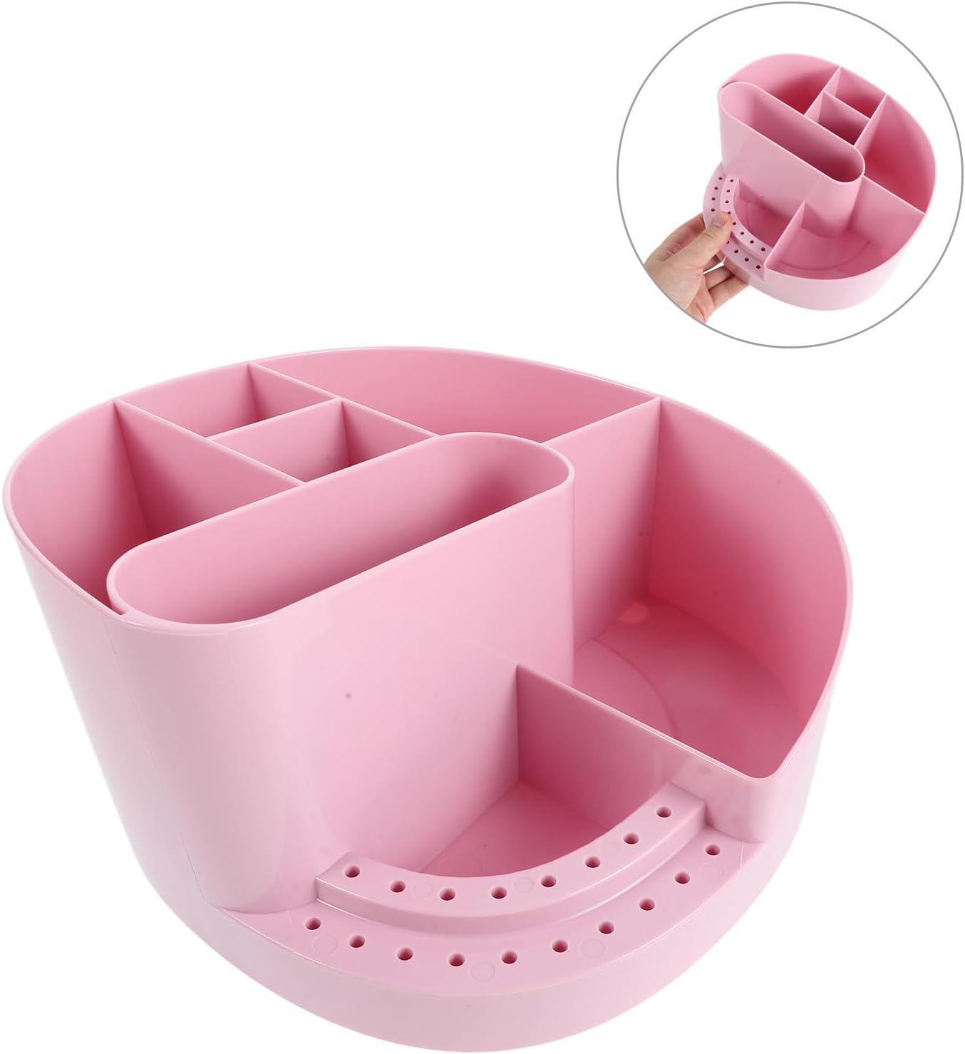  Healvian Boîte De Rangement Multifonction Pour Organiser Facilement Votre Espace De Travail Pour Outils De Manucure Avec Compartiments Design Compact Et Pratique