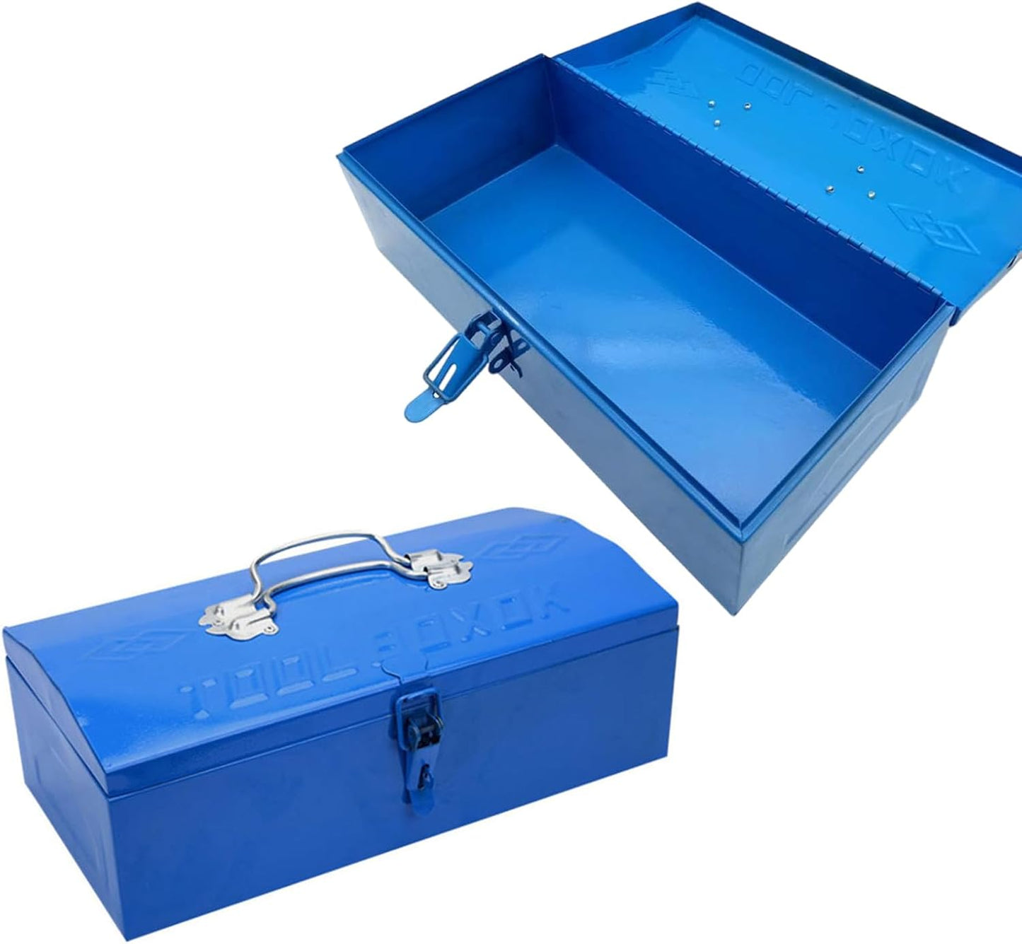  Boîte à Outils Bleue En Métal Pour étudiants Et Professionnels Pour Organiser Et Transporter Des Objets Essentiels