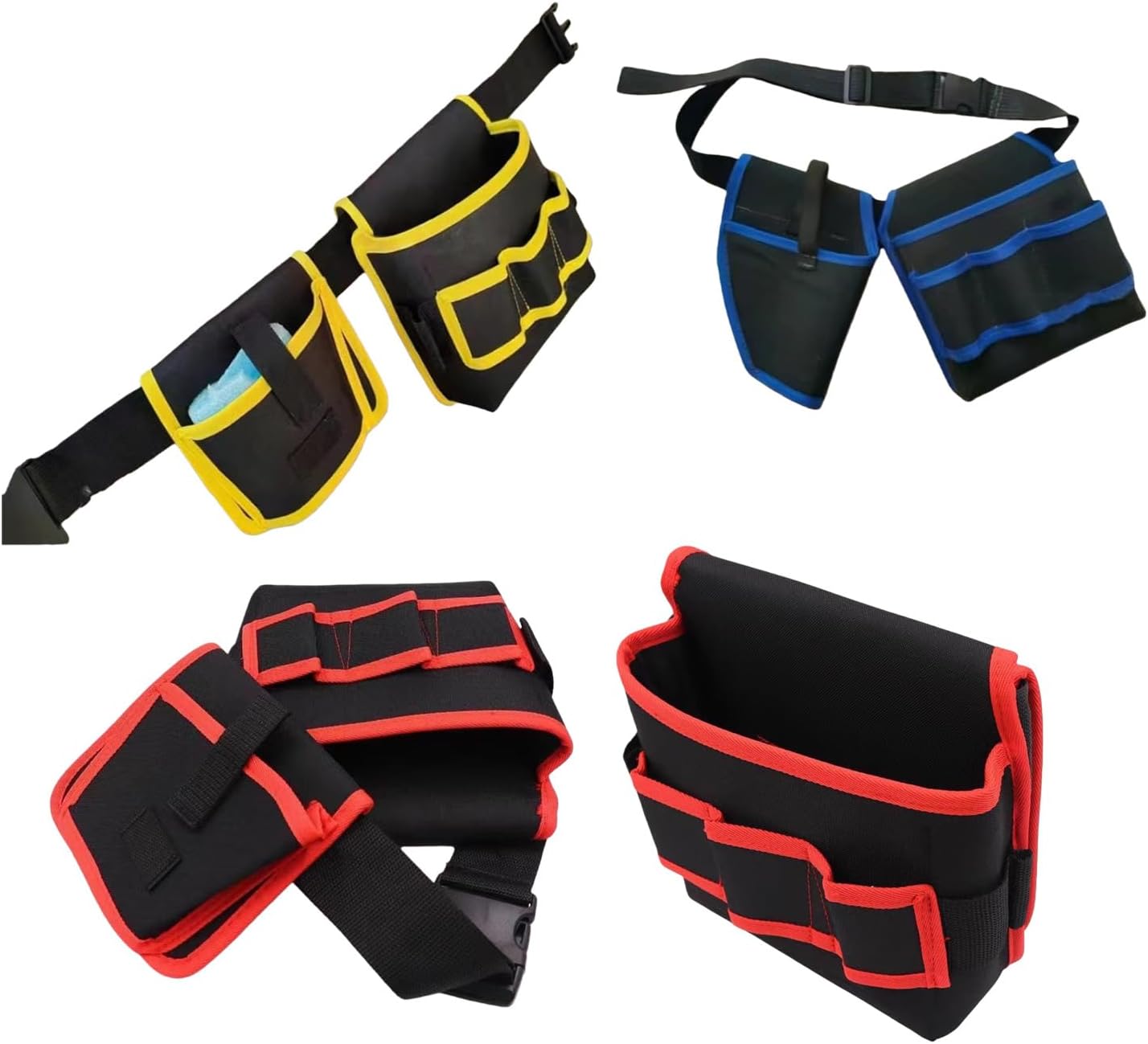  Sac Banane Rotatif Professionnel En Tissu Déchirable Multi-angles Pour électriciens, Charpentiers, Sac Banane Rotatif Professionnel En Tissu Déchiré, Multi-angles