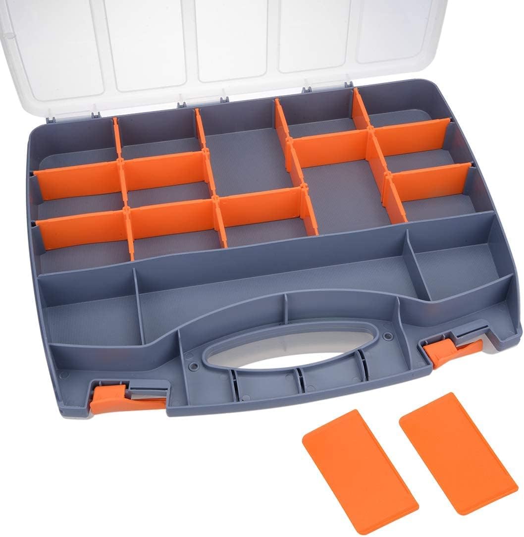 GENERIC XYWHPGV Boîte à Outils De 15 Pouces, Boîte à Outils En Plastique Avec Plateau Et Organisateurs Comprend 31 Boîtes De Petites Pièces Amovibles(8594a 67799 4b50e 2ea0c 0fd4f 8072a