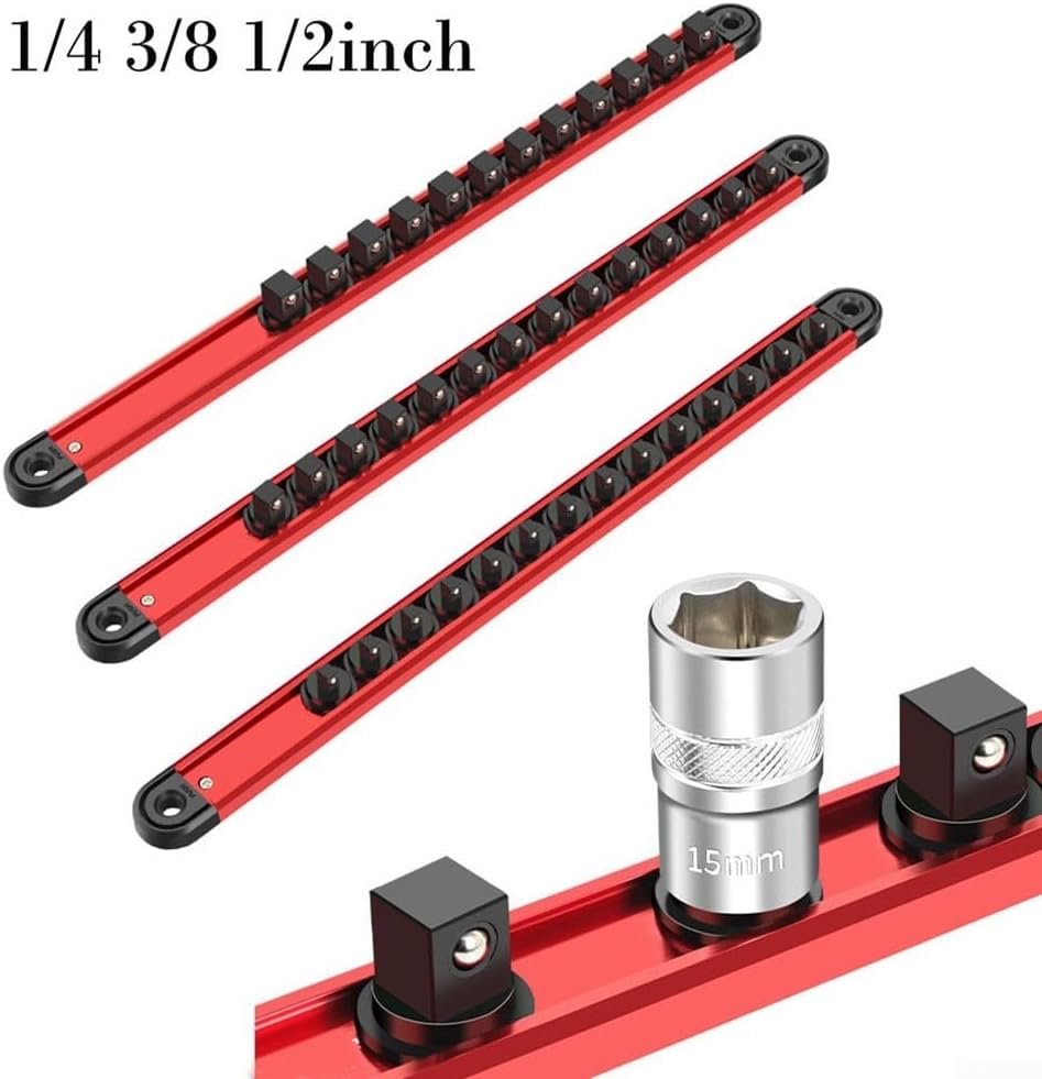  Plateau Magnétique En Aluminium Avec Clip De Rotation à 360 Degrés Pour Organiser Les Douilles De 6,35 Mm, 9,5 Mm Sans Effort