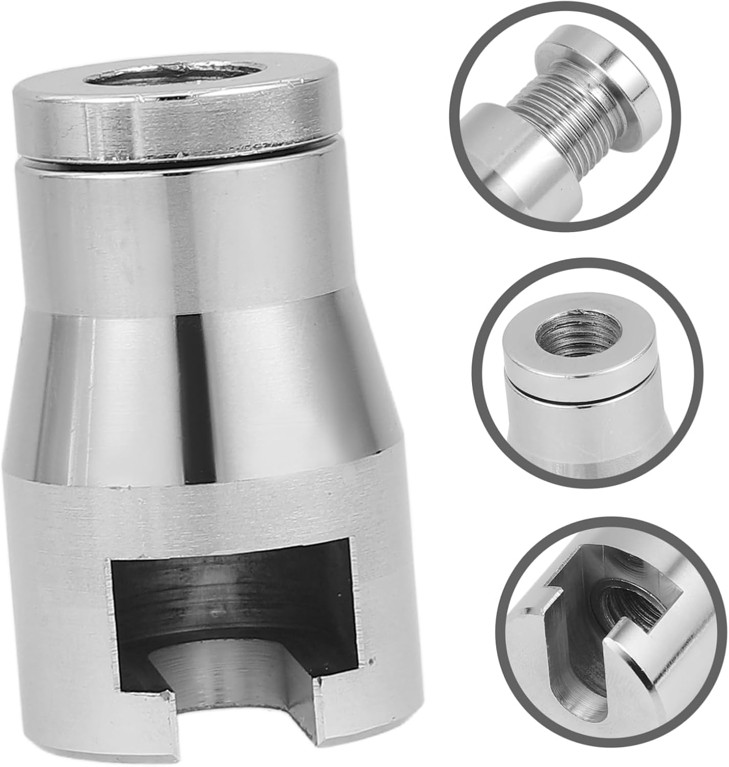  Ciieeo Tête De Tireur D'épulseur Aluminium Outil Forme Voiture Automobile Suppression Pour Réparation Extracteur De Bosses Vis Ton Le Fer Silver