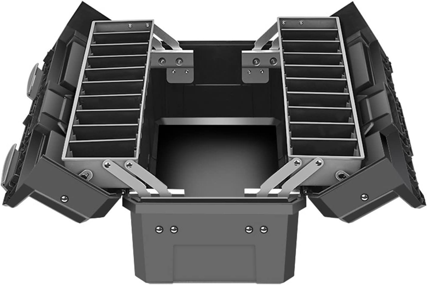 GENERIC Boîte à Outils Multifonctionnelle épaisse, Organiseur De Rangement D'outils Avec Compartiment Réglable, Boîte à Outils Portable Avec Poignée, Idéale Pour La Maison, Le Bureau, Le Garage, La