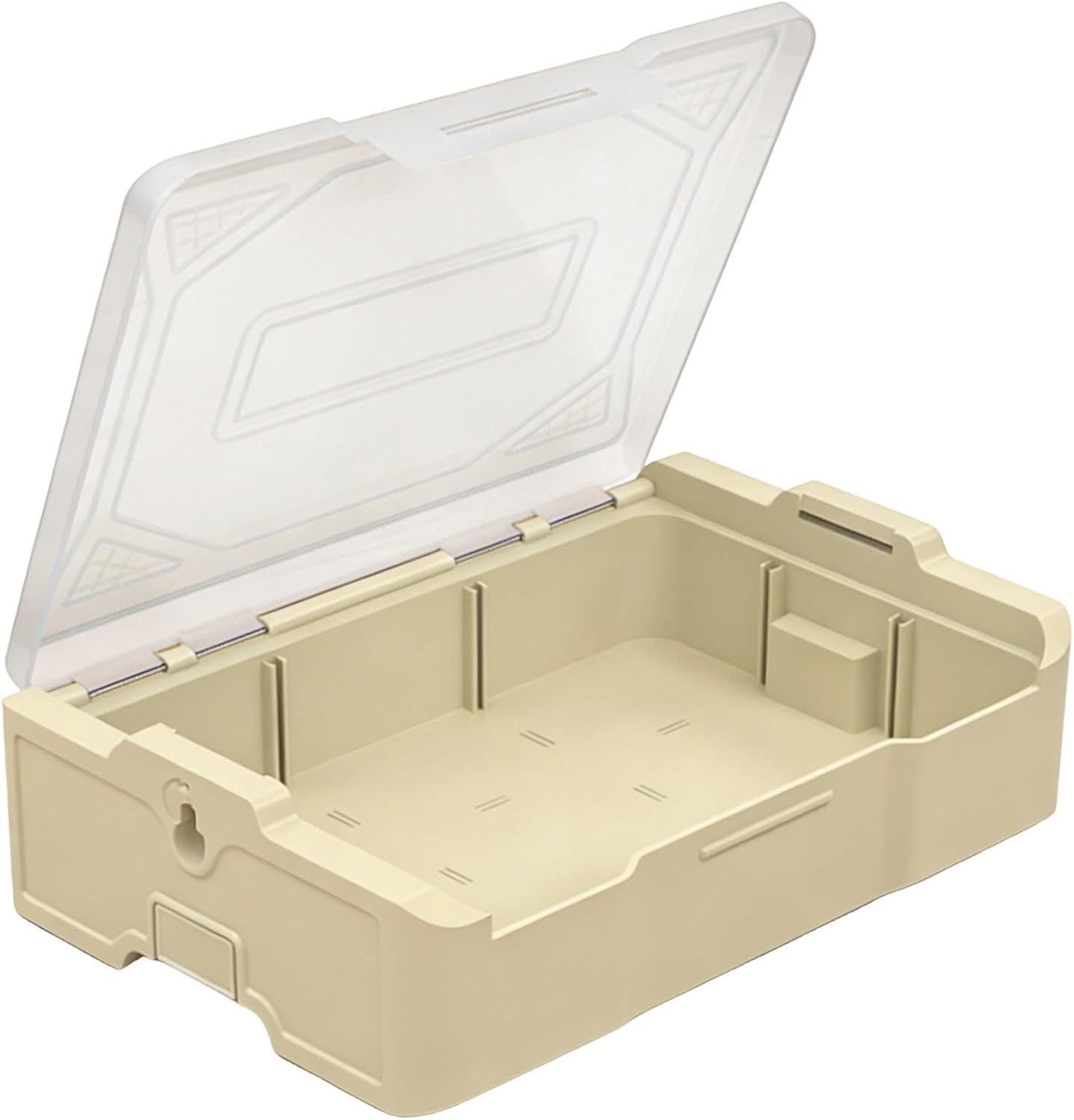  Bac Empilable Pour Organiser Les Outils, Les Jouets, Fenêtre Transparente, Boîte De Rangement Empilable Avec Couvercle Pour L'organisation