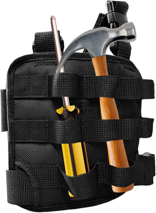  Ceinture À Outils Pour Hommes - Organisateur Pour Perceuse Électrique - Ceinture Porte-Outils De Jardinage - Pour Charpentiers Bricoleurs Techniciens Plombiers Atelier Garage Menuiserie