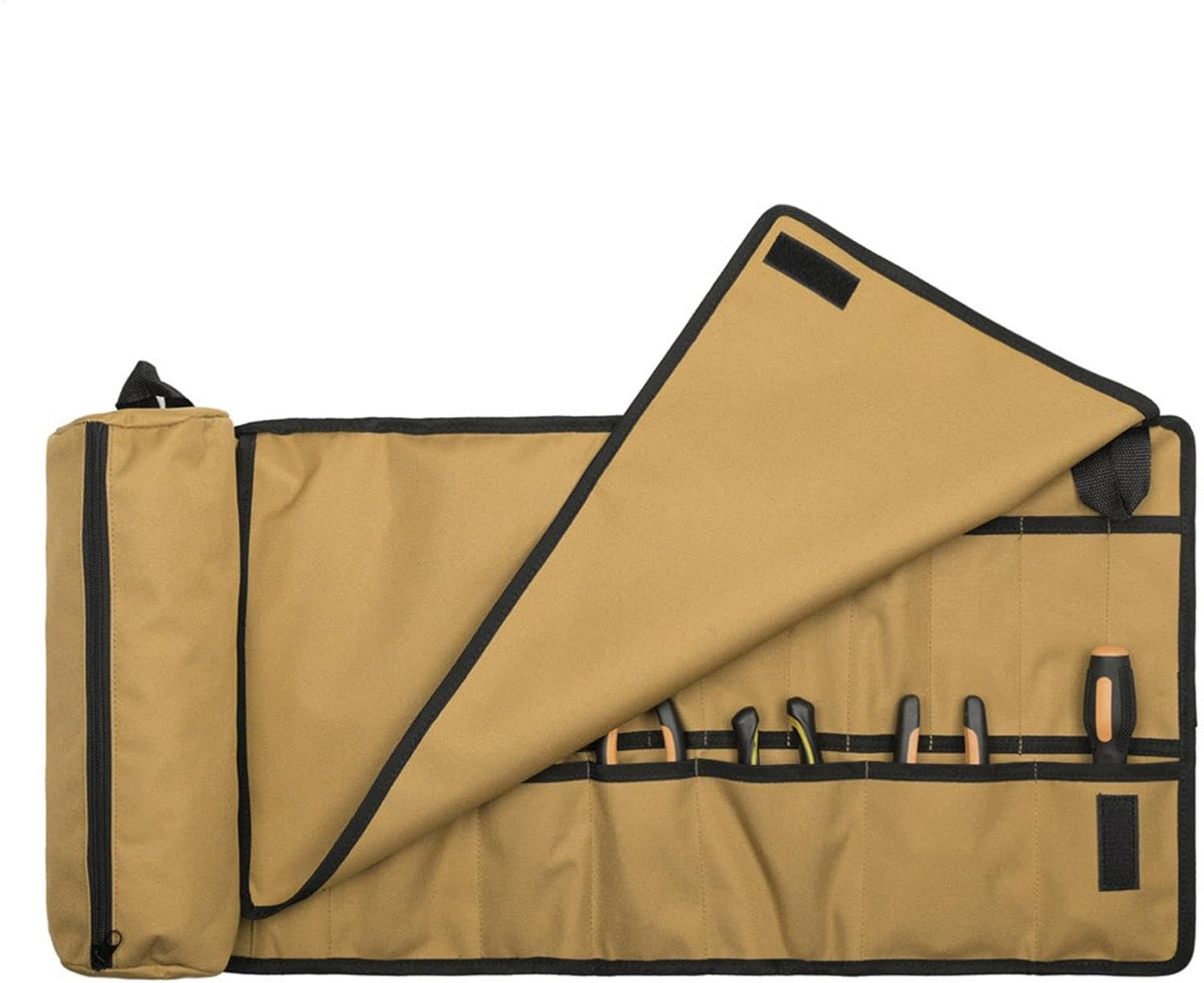  Sac à Outils Enroulable, Sac De Rangement Pliable Imperméable, Sac De Transport épais Et Résistant à L'usure, 72 X 36 Cm Pour Pochette à Outils Multi-poches, Matériel Et Mécanique