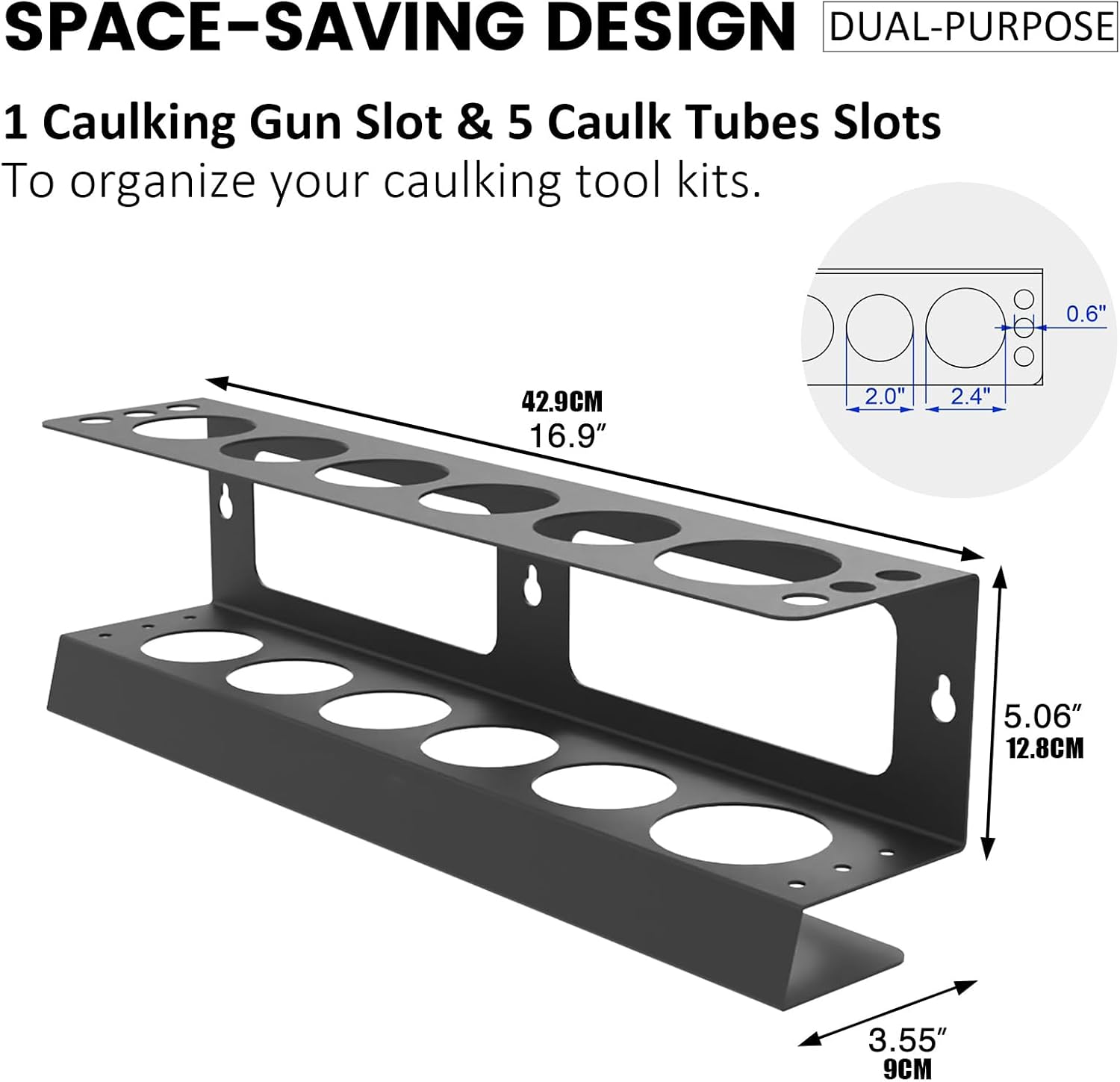 Support Pour Tubes En Silicone | Rangement Pour Bouteilles Avec Pulvérisateur - Organisateur De Bouteilles Avec Pulvérisateur Mural Pour Service D'étanchéité Et Detailing De Voitures En Atelier Et
