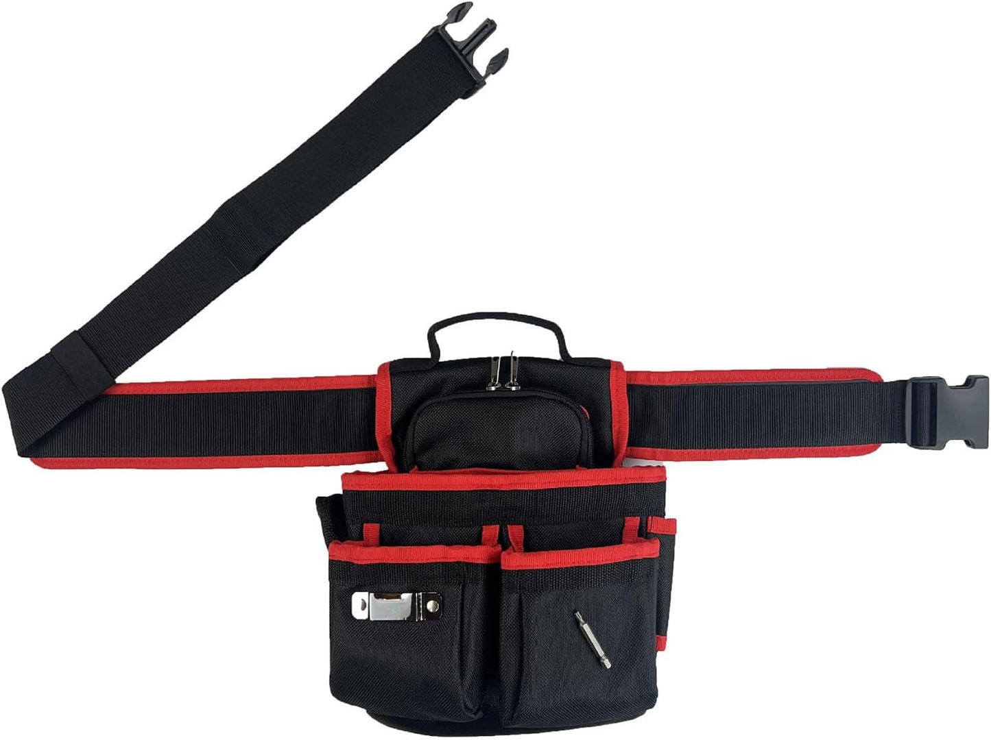  Capacité De Rangement D'outils Professionnel Ceinture Tissu Imperméable Protections Et 8 Poches Pour L'efficacité Du Travail Sac à Outils