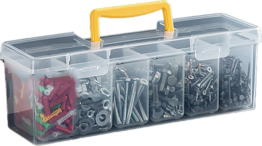  Boîte De Rangement Multifonction Portable Avec Compartiment Amovible Pour Voiture, Camping, Outils Ménagers, Boîte De Rangement