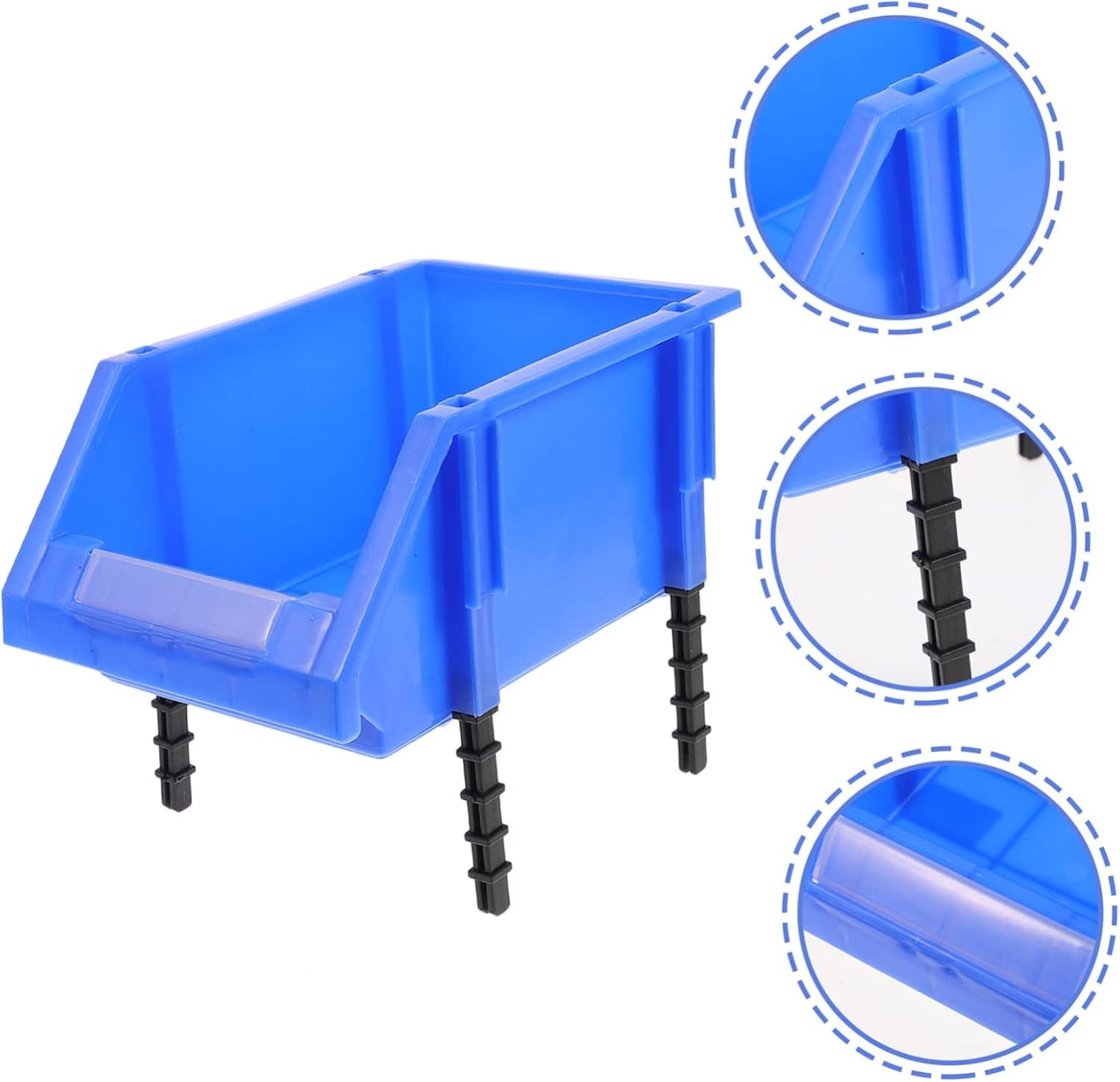  Housoutil Boîte De Rangement Pour Garage Bac Mural Pour Outils Et Boîte à Outils Plastique Pour Abri De Jardin