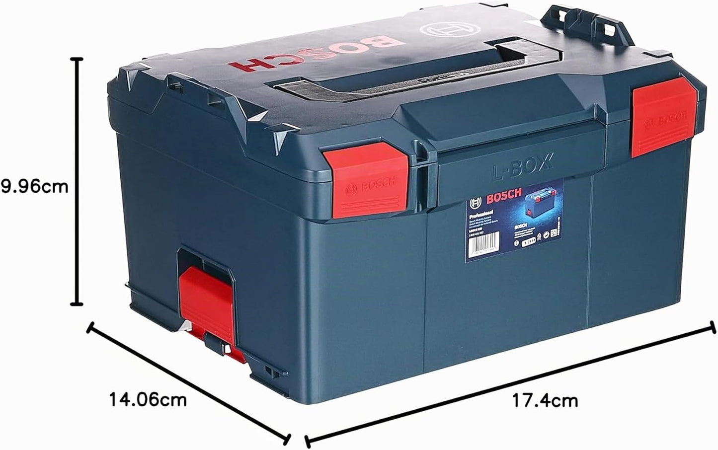  Bosch Professional Coffret De Transport L-BOXX (poids Supportable Jusqu’à 100 Kg, Capacité De Charge Jusqu’à 25 Kg Et Résistance à La Traction De 50 Kg, Matériau : Plastique ABS, Plastique PA6)