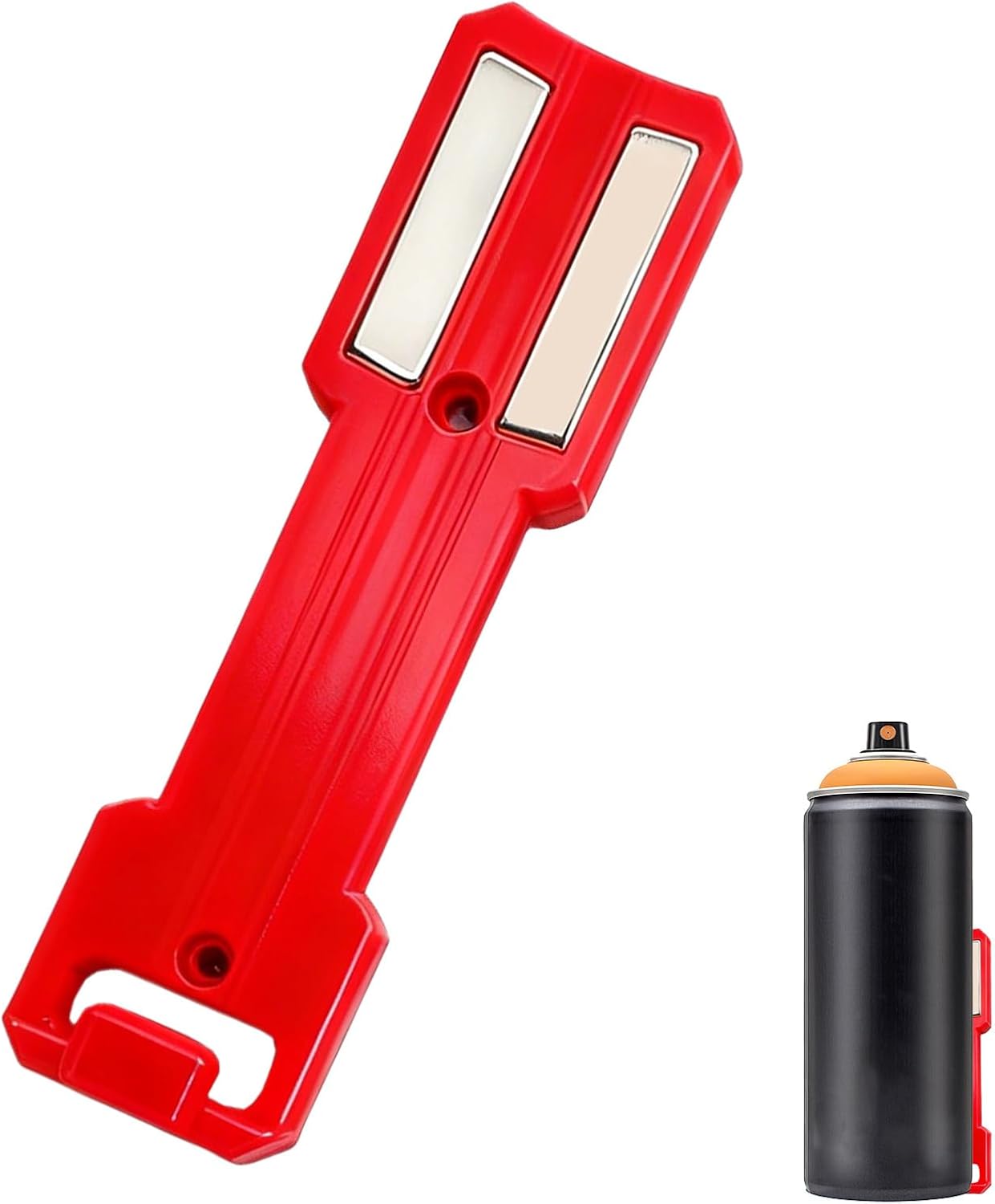  Générique Porte-Bombes Aérosol Magnétique | Étagère à Bouteilles De Peinture | Support Mural Pour Peinture En Spray,pour Garage Atelier Casier à Outils Lieu De Travail Cave Espaces Extérieurs