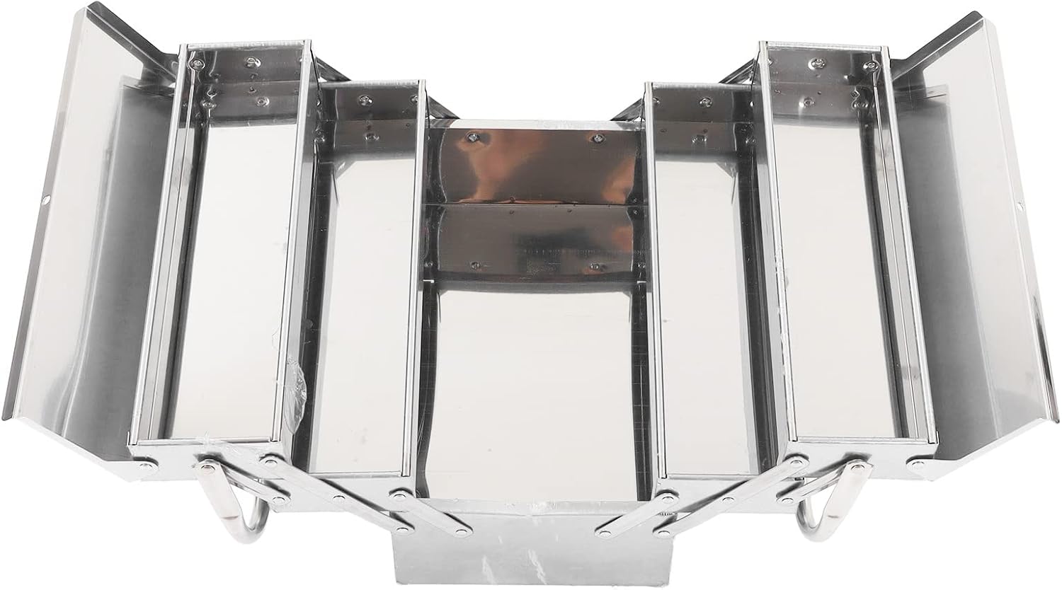  Boîte à Outils Cantilever En Métal, Multifonctionnelle, Haute Dureté, Facile à Nettoyer, Portable, Rétractable, Boîte à Outils Pour Entretien Automobile (460)