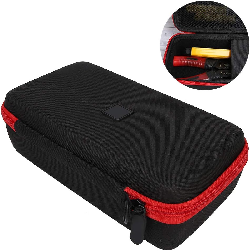  Mini Boîte à Outils Portable, Sac à Outils Noir EVA Coque Rigide Mutispandex Quincaillerie Boîte De Rangement D'outils