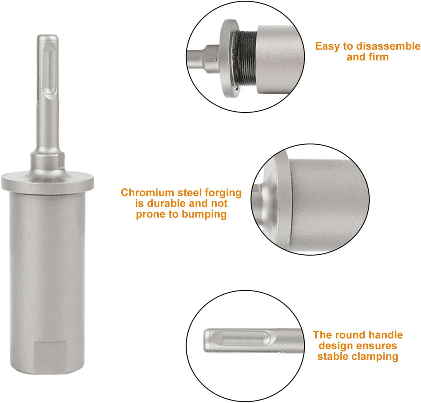  Outil D'installation Portable Avec Adaptateur De Perceuse En Acier Amovible Pour Perceuses Et Projets De Clôture, Outil D'installation De Clôture Robuste