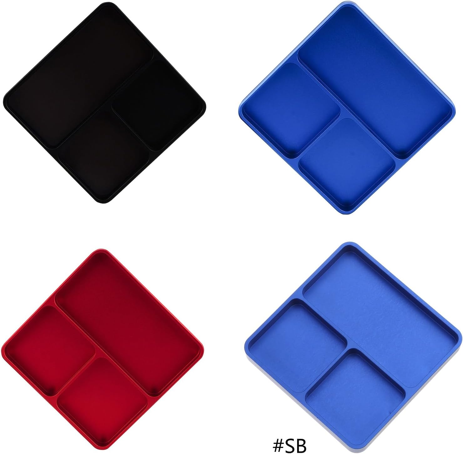 Plateau Magnétique Coloré En Métal Pour Réparation De Machine à Vaisselle, Outils De Réparation De Vis De Bureau, Outils De Réparation De Plateau De Pièces