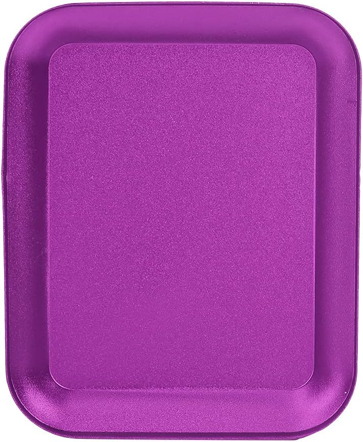  Qiilu Plateau Magnétique En Alliage D'aluminium Pour Petites Pièces, Plateau Magnétique, Vis, écrous De Rangement, Boulons (rouge) (violet)