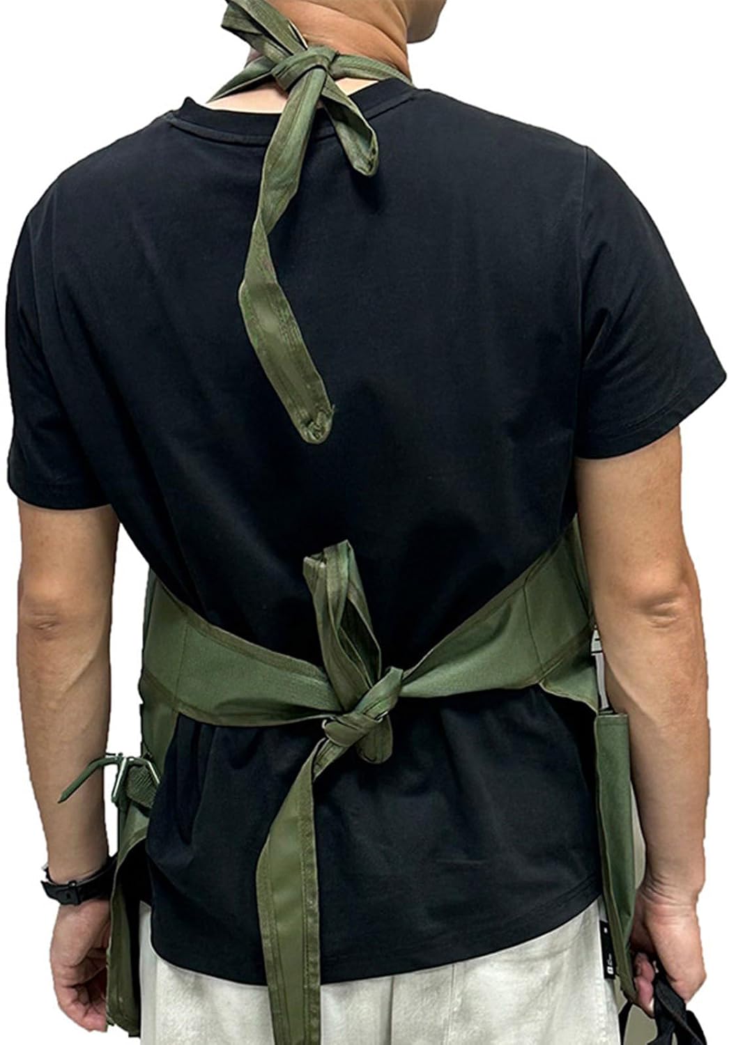  Tablier De Travail Professionnel Pour Jardinier Avec Poches à Outils Spacieuses, Sangle De Taille Confortable, Ceinture Réglable, Accessibilité à La Ferme, Tablier De Jardin