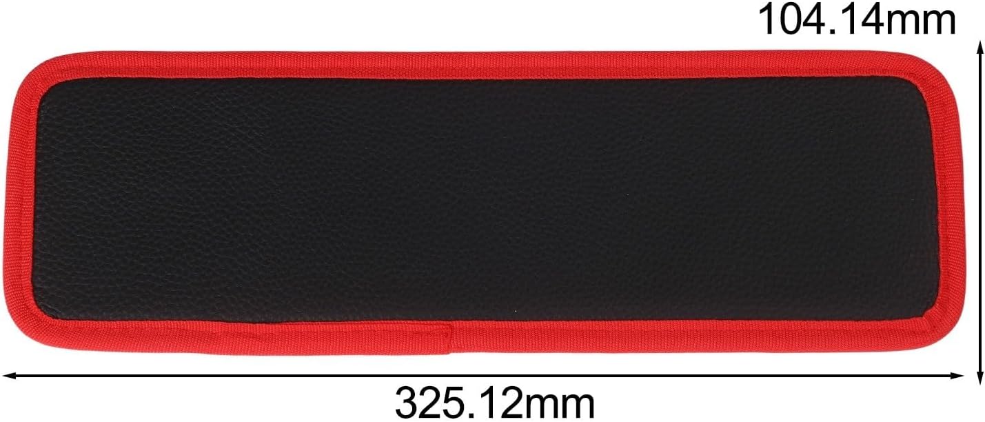  Ensemble De Porte-outils Magnétique Pour Réparation De Voiture, Tapis De Rangement Rouge Et Noir Avec Support à Vis Sécurisé, Plateau Polyvalent Pour Les Mécaniciens Et Les Bricoleurs Pour Garder
