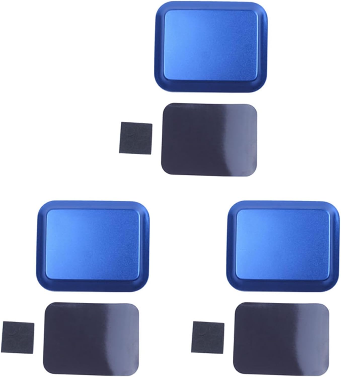  3X Plateau À Vis En Alliage D'Aluminium Utile Avec Coussinet Magnétique Pour Modèle Rc Outil De Réparation De Voiture De Téléphone Bleu