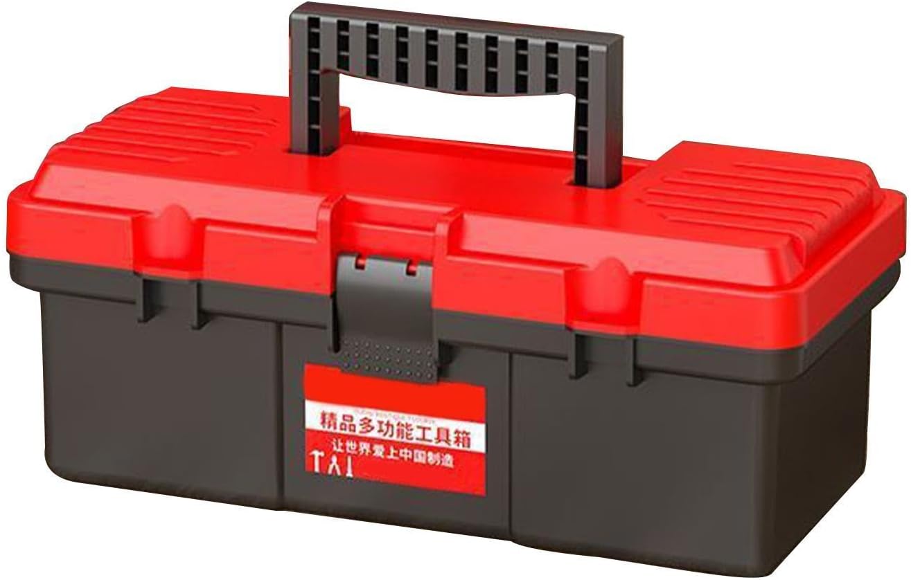  Boîte à Outils Portable Robuste – Mini Boîte De Rangement Pour Outils à Poignée, étui De Rangement Pour Bricolage, Entretien Facile, Conteneur D'outils De Réparation Durable Pour Voiture, Maison,