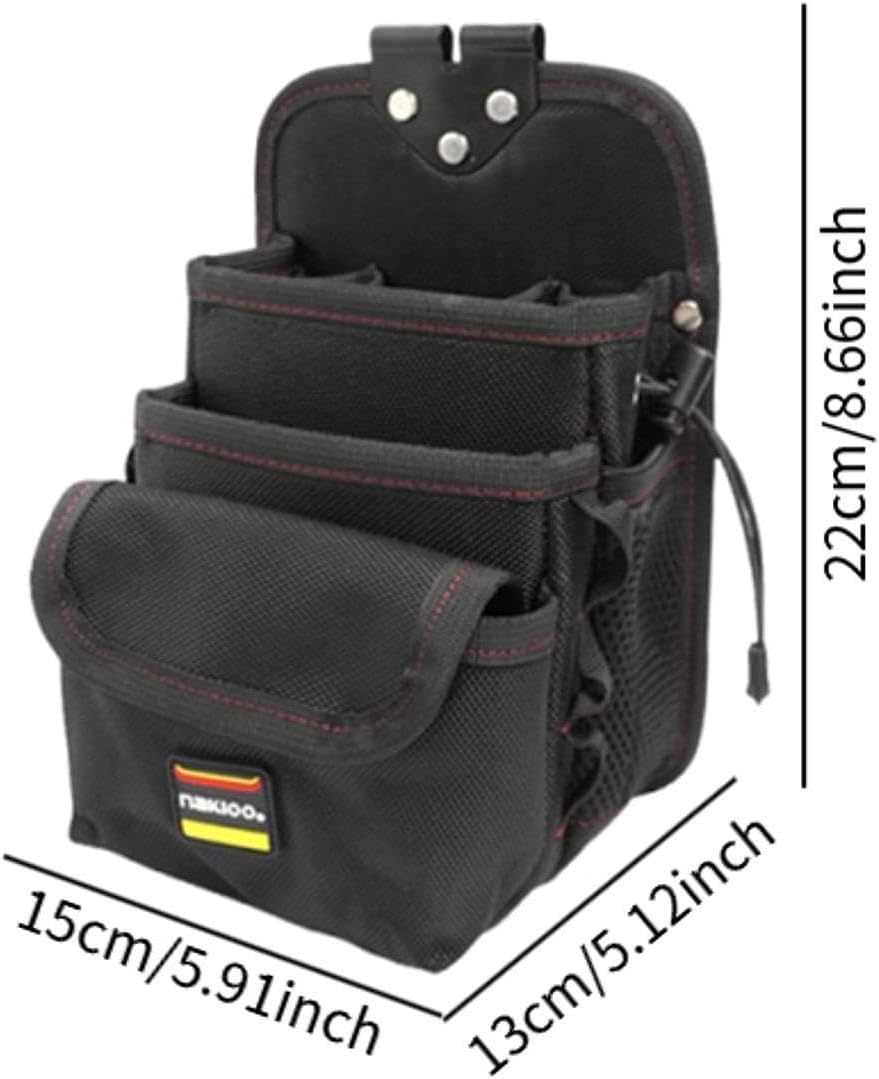  Pochette Porte-outils De Ceinture Pour Outils De Quincaillerie, Sac Banane Pour Les Outils De Travail, Idéal Pour Les Professionnels De La Répa, Style A Tool Pouch