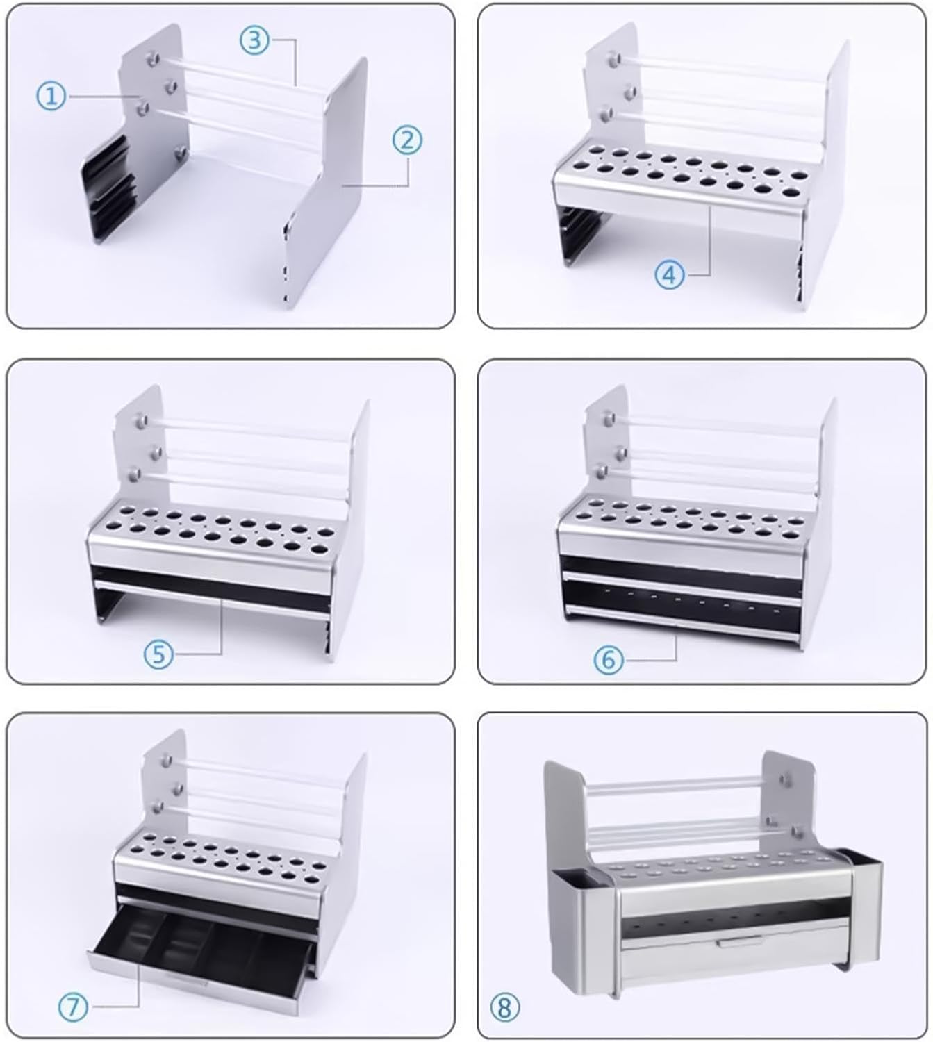  Organisateur D'Outils Pour Réparation De Téléphone - Avec Organiseur à Tiroirs Et Trous De Rangement,Boîte Rangement Pour Outils Réparation Téléphone | Pour Tournevis Soudure Huile Maison Bureau
