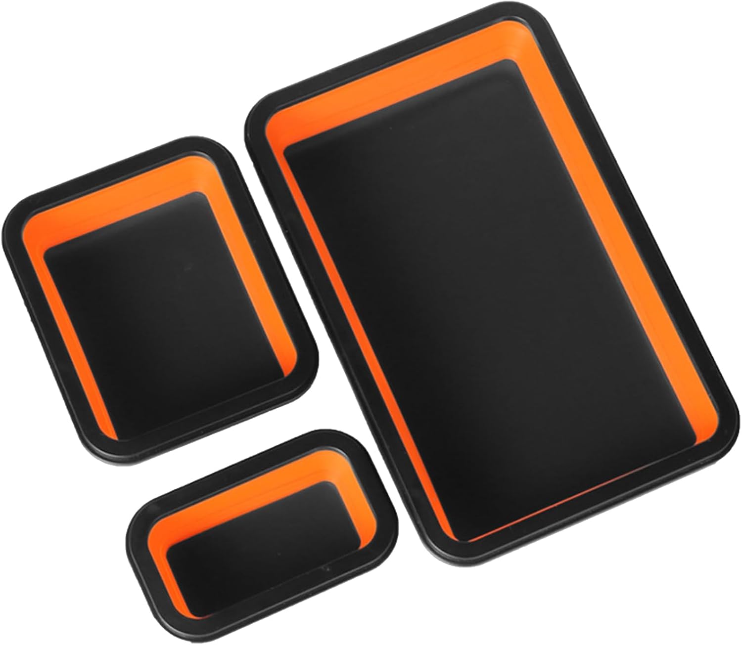  Boîte De Rangement À Vis Magnétique En Silicone Solide Boîte Rangement Pliable Porte-outils Pièces Magnétiques Organisateurs Mécaniciens Organisateurs D'outils Portables Avec Aimant