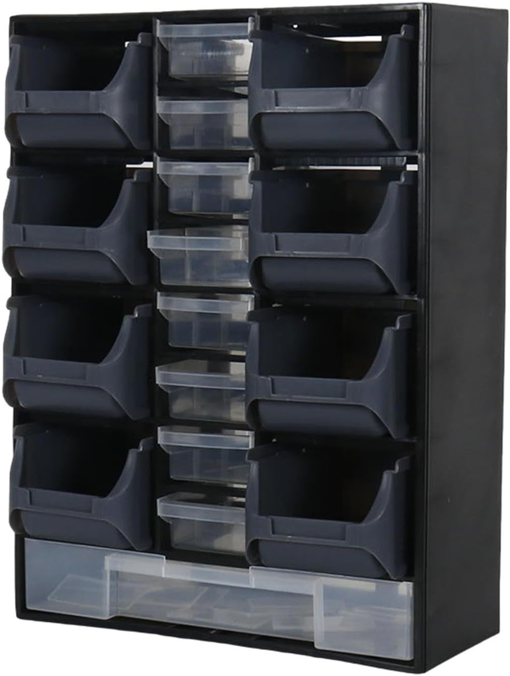  Boîte De Rangement Pour Petites Pièces, Boîte à Outils Murale, Plusieurs Tiroirs, Conteneur De Rangement Pour Petites Pièces, Bleu