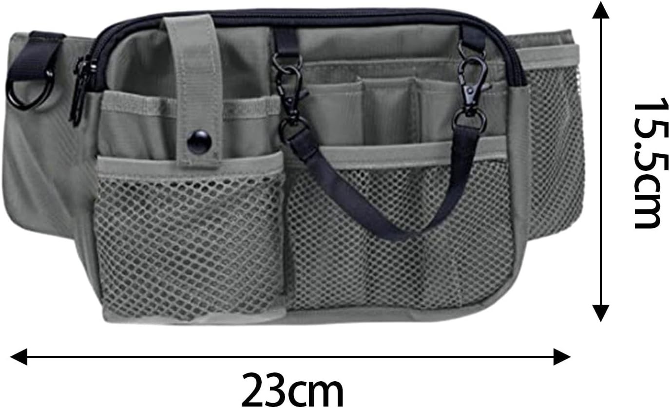  Sac Banane Utilitaire Pour Infirmière, Ceinture Organisatrice Pour Fournitures, Grise