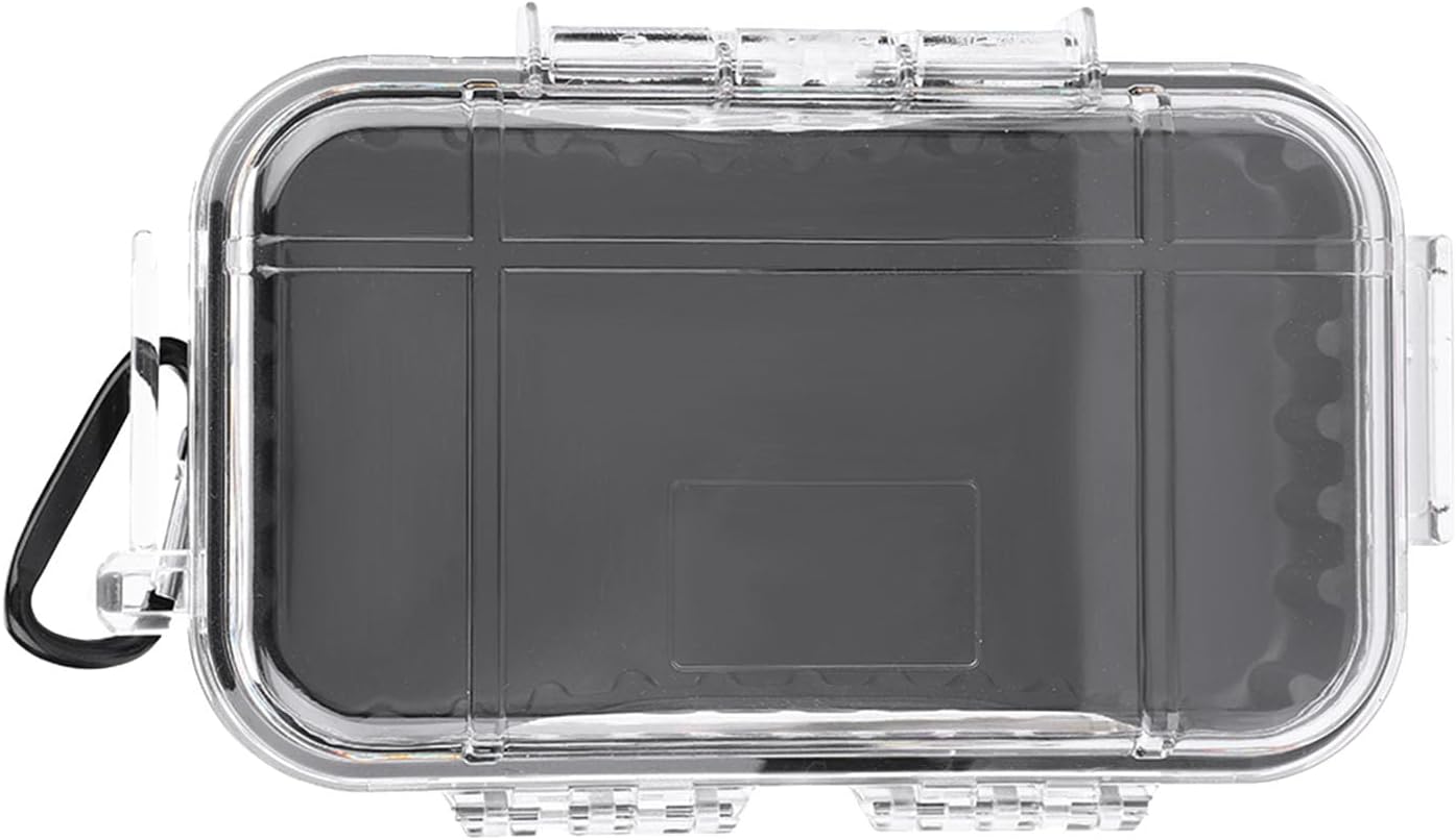 Haofy Organisateur D'outils Mallette De Rangement Hermétique En ABS Raccords En Acier Inoxydable Boîte étanche 7,5 X 4,7 X 2,0 Pouces 9 Oz Pour Les Clés De Téléphone D'équipement Extérieur