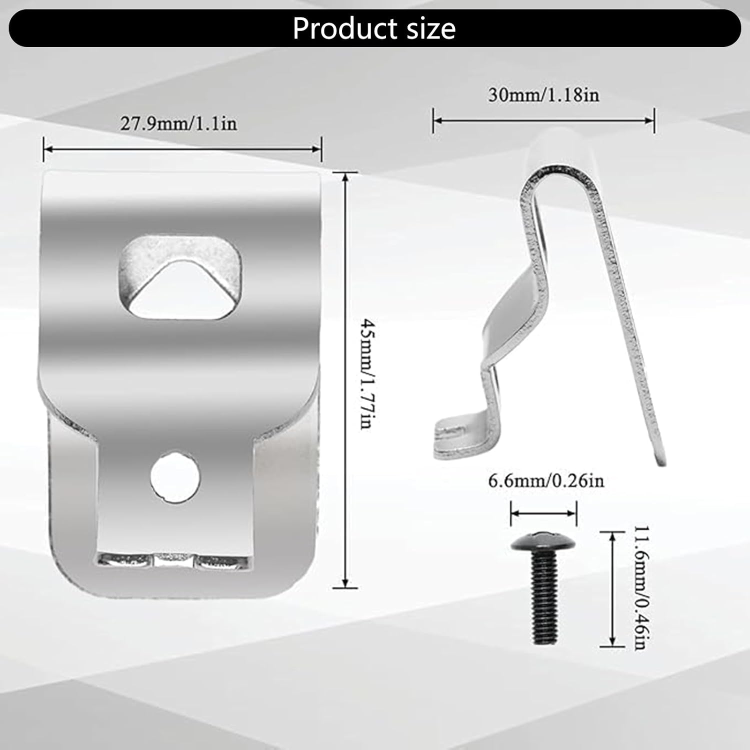  Lot De 10 Pinces à Outils En Acier Inoxydable Pour Perceuse électrique 20 V