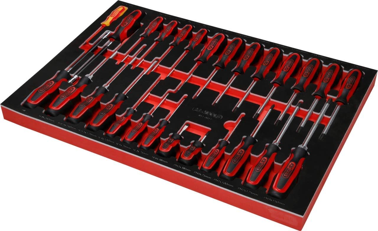  KS TOOLS Jeu De Tournevis En Mousse, 27 Pièces 811.0027