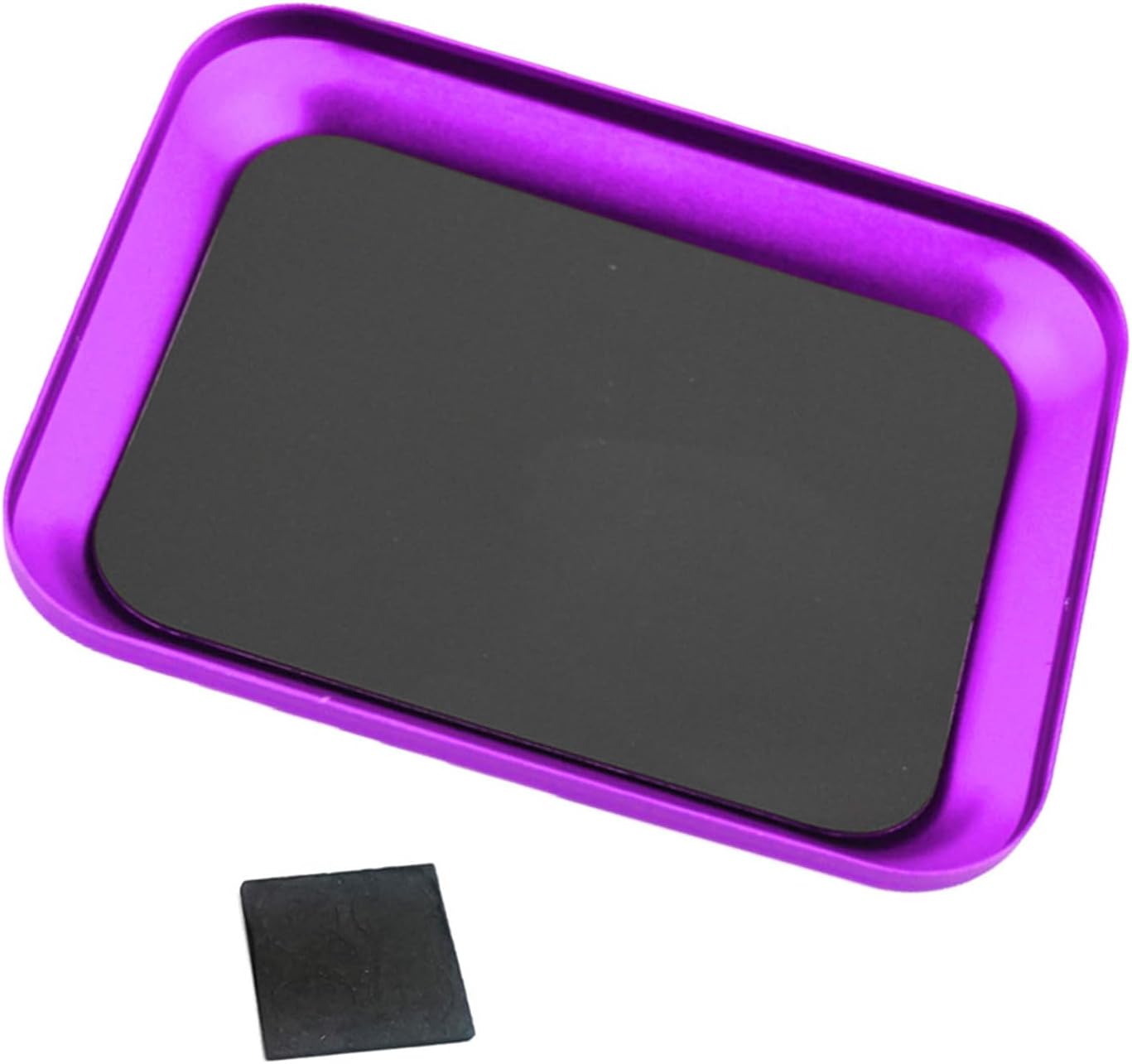  Plateau à Vis Magnétique Rouge, Pièces Efficaces En Aluminium Pour Une Utilisation De Longue Durée Pour Organiser De Petits Outils De Quincaillerie