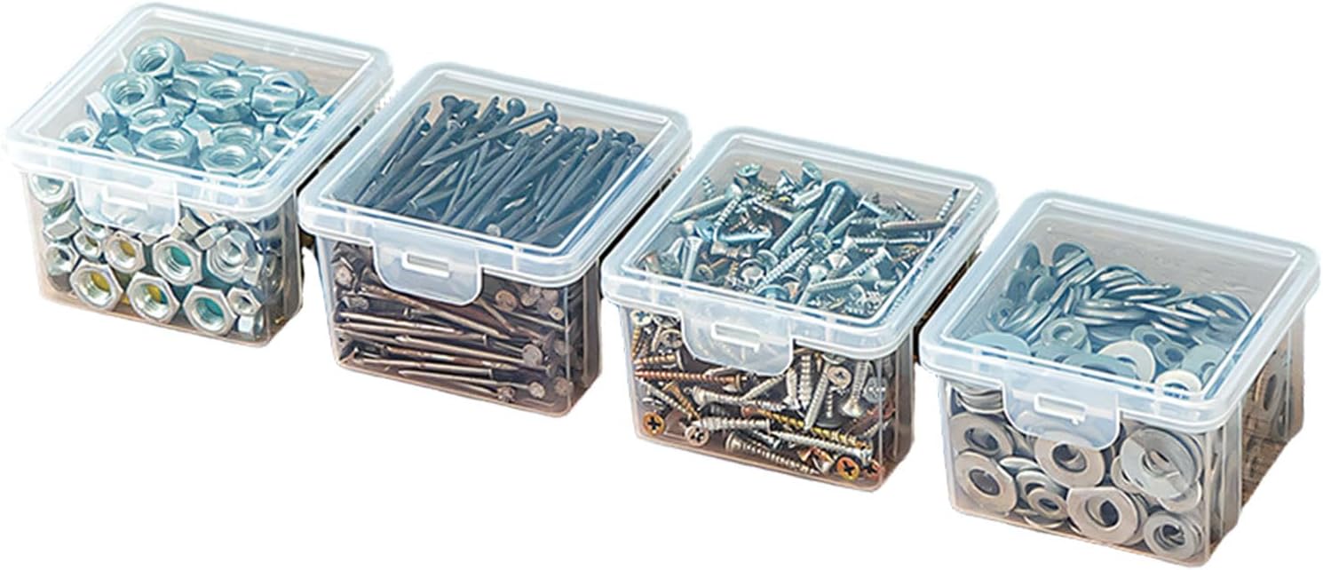  Boîte à Outils Avec Couvercle Transparent Pour Une Identification Facile Et Un Accès Rapide Aux Clés, Tournevis, Petits Outils Porte-outils